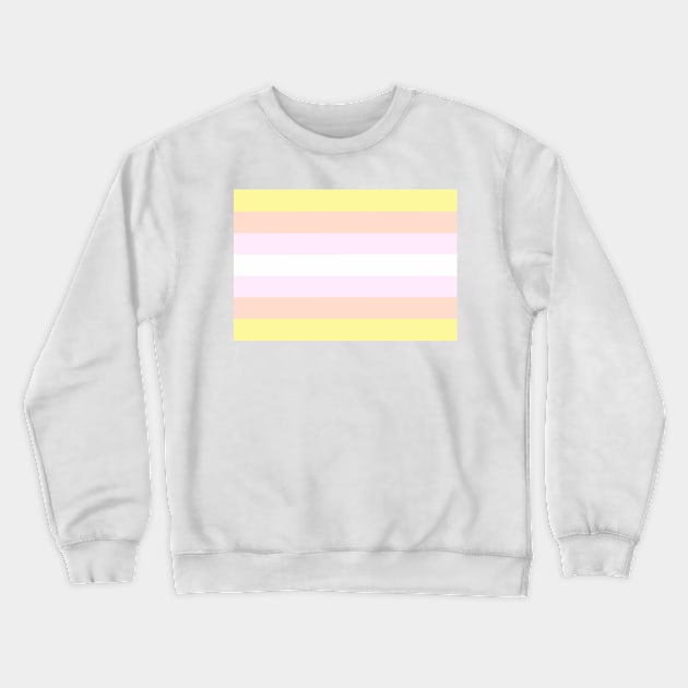 Pangender Pride Flag Crewneck Sweatshirt by JustGottaDraw